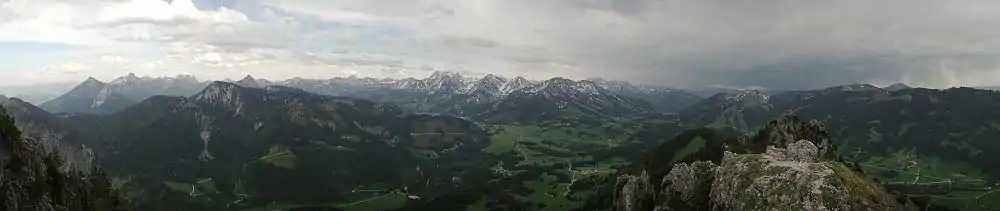 Panorama of Sorgschrofen's surroundings