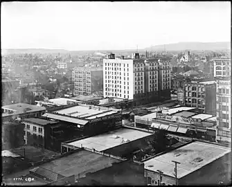 Looking west from Pacific Electric Building