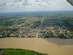 Aerial view of San José del Guaviare