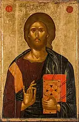 Jesus Pantocrator by Angelos Akotantos