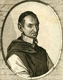 oval engraving of a man
