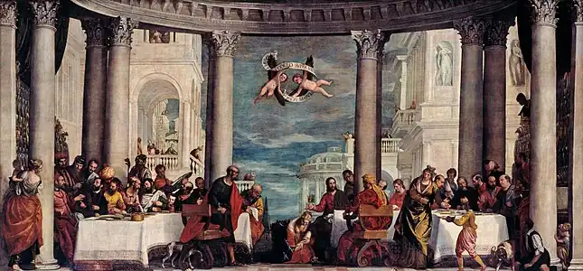 Meal at the House of Simon the Pharisee by Veronese in the Salon of Hercules