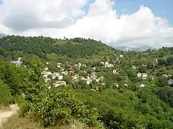 Panoramic view of the village