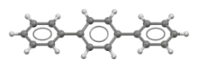Ball-and-stick model of para-terphenyl