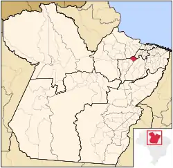 Location in the State of Pará