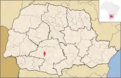 Location in the state of Paraná