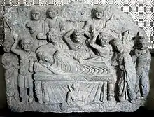 The death of the Buddha, or parinirvana (2nd–3rd century)