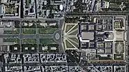 Aerial view of Les Invalides