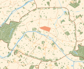 Location within Paris