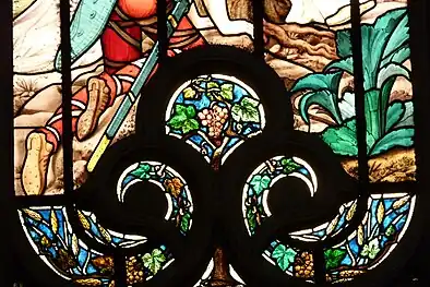 Detail from a Chapel of the Virgin window