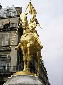 Jeanne d'Arc in the Rue de Rivoli