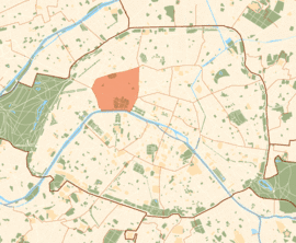 Location within Paris