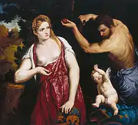 Venus and Mars with Cupid, 1559–1560. Doria Pamphilj Gallery