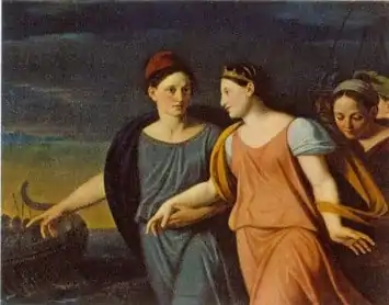 Abduction of Helen by Paris, 1831