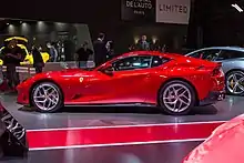 The side profile of the 812 Superfast
