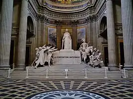 National Convention Altar or also called Republican Altar, inside the Panthéon in Paris. The term grande école originated in 1794 after the French Revolution, upon the creation of the École normale supérieure, of the École centrale des travaux publics (later École polytechnique, France's foremost Grande Ecole of Engineering) by the mathematician Gaspard Monge and Lazare Carnot and of the French National Conservatory of Arts and Crafts by the abbot Henri Grégoire, which all resulted from the National Convention.