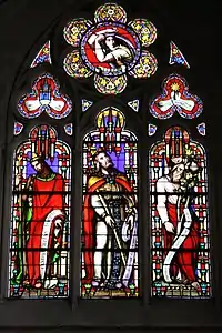 Window in Chapel of Virgin by Charles-Laurent Maréchal and Louis-Napoléon Gugnon (between 1844 and 1847)