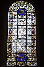 Many of the top windows are largely white glass, to admit a maximum of light