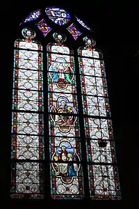 Stained glass of the choir