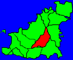 Location of St. Andrew in Guernsey