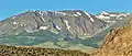 Mount Wood and Parker Peak seen from Panum Crater