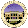 Official seal of Parsons, Kansas