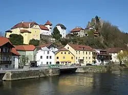 Image of Hals with the Burgruine (upper right)