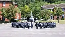 A Passing Out Parade at RAF Halton during July 2006.