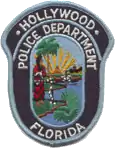 Patch of the Hollywood Police Department