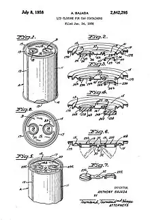 Patent Application for "Lid closure for can containers"