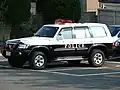 Nissan Safari police vehicle