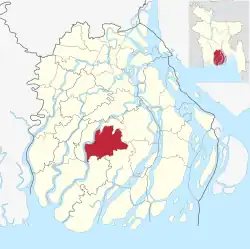 Location of Patuakhali Sadar