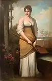 A Woman with a Musical Instrunent, Paul-Albert Girard, ca. 1875