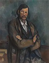 Paul Cézanne, c. 1899, Homme aux bras croisés (Man With Crossed Arms), oil on canvas, 92 x 72.7 cm