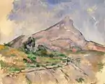 Paul Cézanne: Mont Sainte-Victoire today Eremitage,St. Petersburg