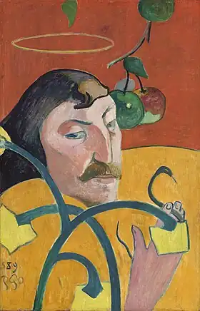 Self-Portrait with Halo and Snake, 1889, National Gallery of Art, Washington, DC