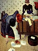 Paul Signac, Two Milliners in the Rue du Caire, 1885–1886