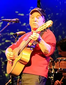 Paul Simon performing in March 2008