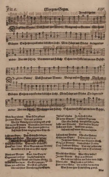 First edition, p. 70, soprano and alto, stanzas 1 and 8 to 12