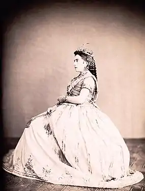 Pauline Guéymard as the Queen of Sheba in 1862