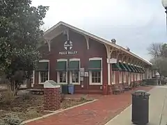 The restored former station in 2018