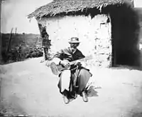 A Gaucho payador.