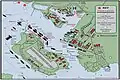Pearl Harbor December 7, 1941 map by US National Park. With a few present-day facilities