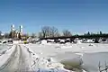 Ice road on Sainte-Anne River