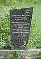 Monument at the mass graves, Jewish cemetery