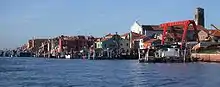 Pellestrina view from the boat dock