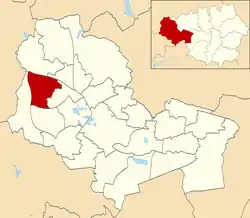 Pemberton ward within Wigan Metropolitan Borough Council