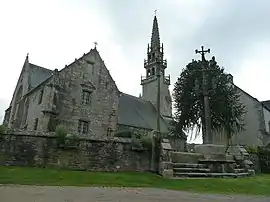 The church in Pencran