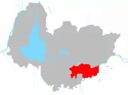 Location in Dongping County