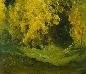 Penleigh Boyd (1919) Spring Fantasy, oil on canvas; 73.5 × 87.0 cm